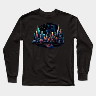 City at night Long Sleeve T-Shirt